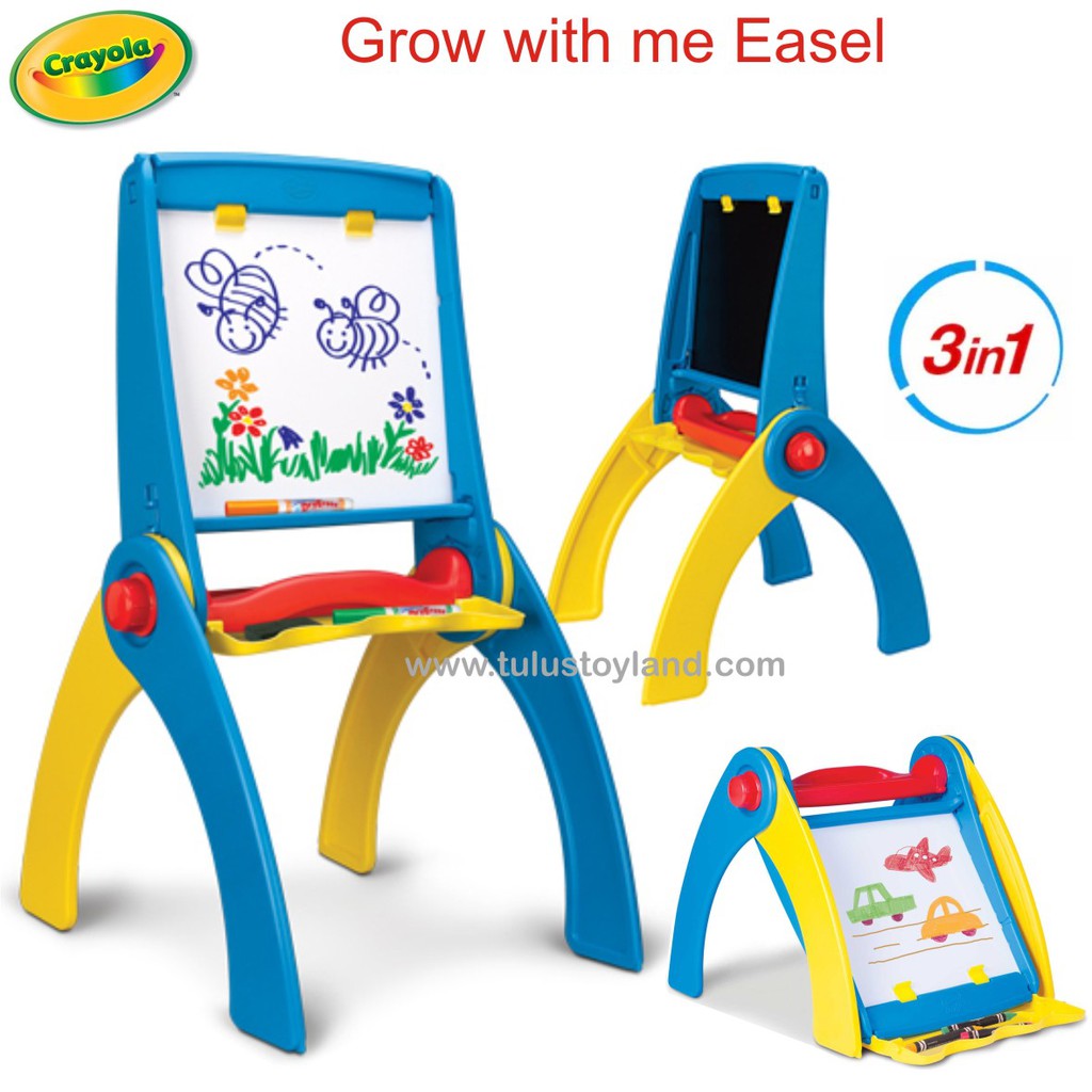 Crayola Grow with Me Easel Papan Gambar Tulis Anak