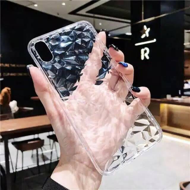 softcase 3D  REDMI GO  6A  5A  Anticrack Case diamond bening