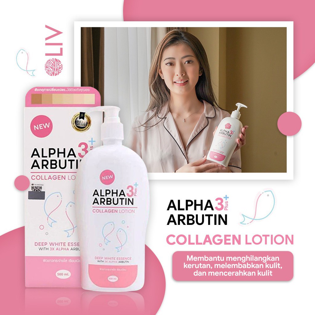 Alpha Arbutin 3 plus Collagen Whitening lotion, Body lotion