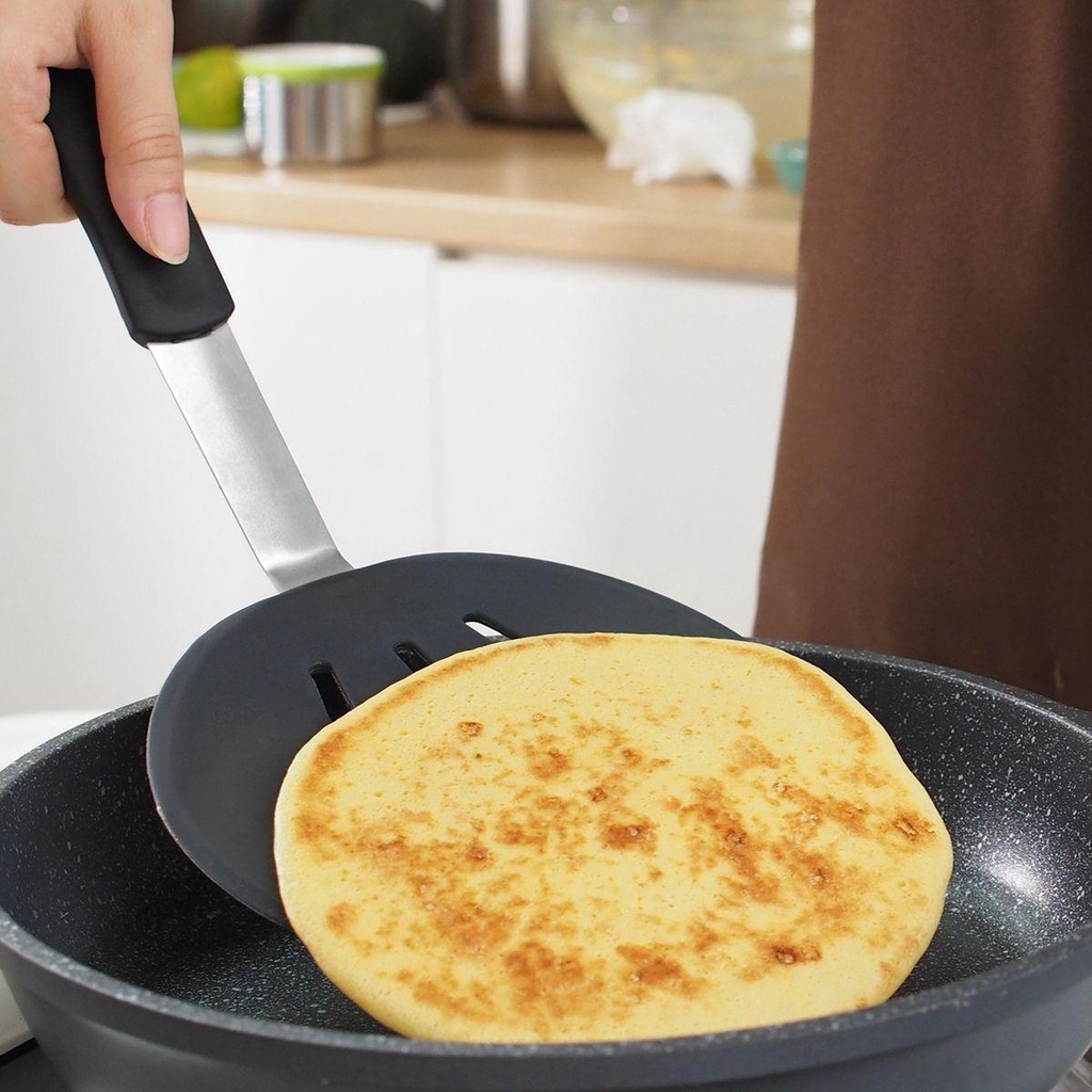 [Elegan] Turner Set Telur Dapur Pancake Flipper Silikon Tahan Panas Alat Masak