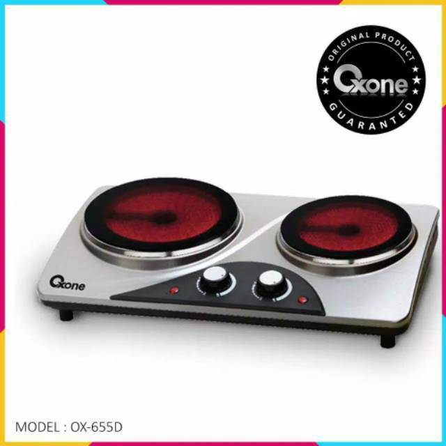 Oxone OX-655D Double Ceramic Stove Oxone - Kompor Keramik