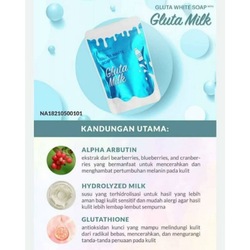 MS Glow Gluta White Soap with Milk | Sabun Gluta Milk MS Glow ORIGINAL sabun mandi halal BPOM bisa cod