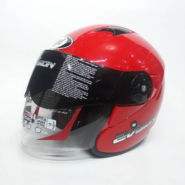 Helm KYT 2 VISION MERAH