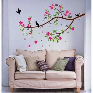 Stiker Dinding Wallpaper 60x90cm Motif Karakter Pemandangan