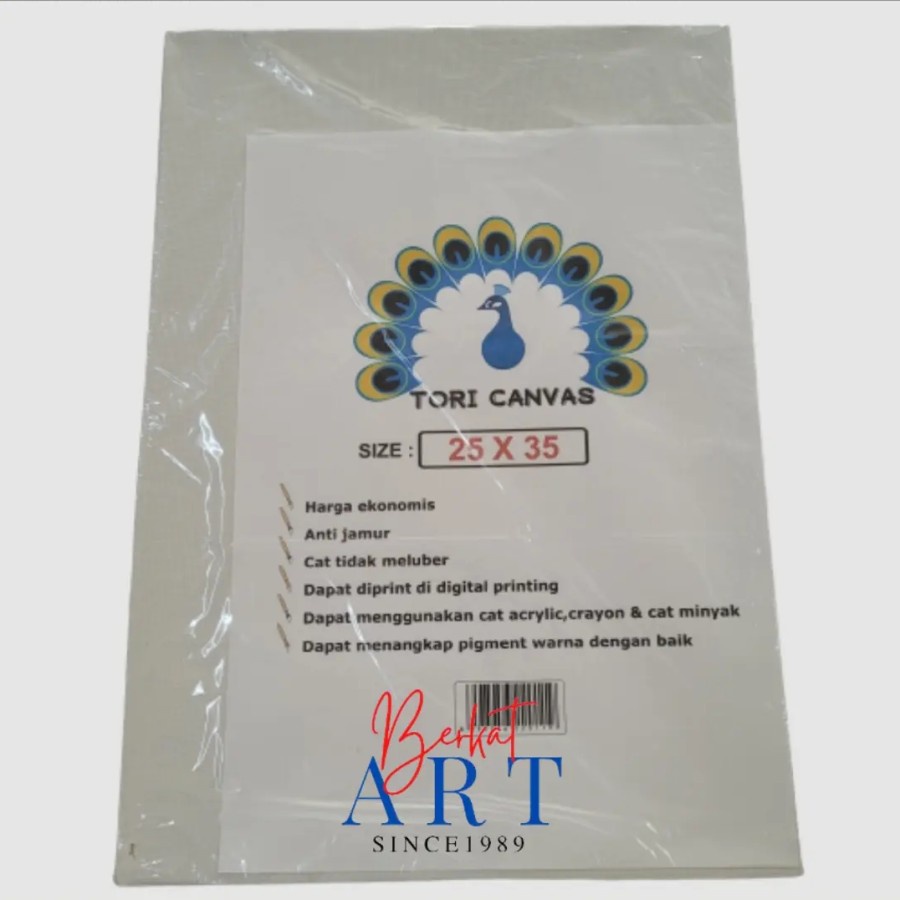 

Kanvas Siap Lukis / Canvas Ukuran 25x35 cm