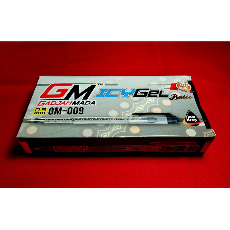 

GM 009 Gelpen IcyGel Batic Hitam / Biru ( 1 Pack - 12 Pcs )