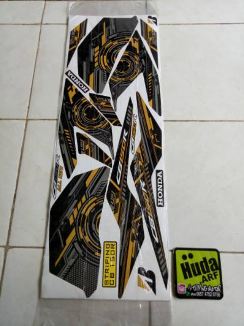 Striping lis sticker variasi honda CB 150 R lingkar strip