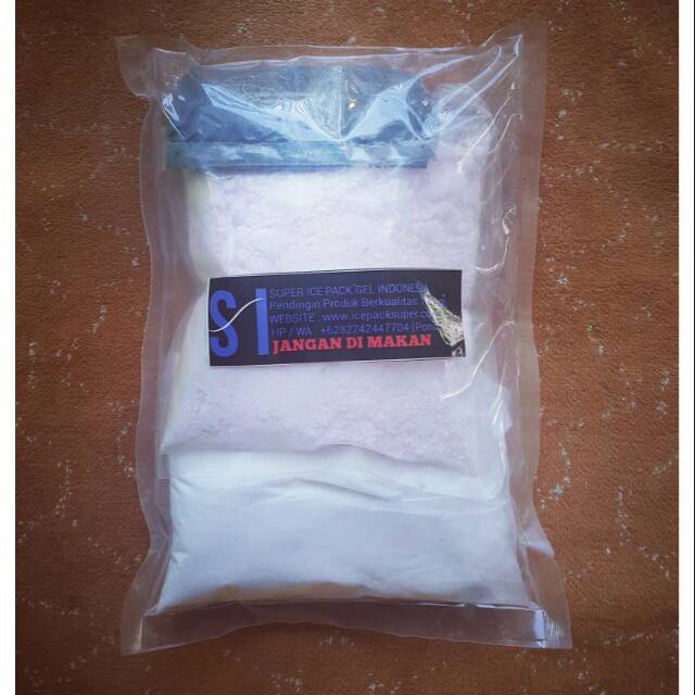 bahan ice pack 1kilogram ice gel blue murah jenis ice pack freezer BUBUK ICE PACK POWDER