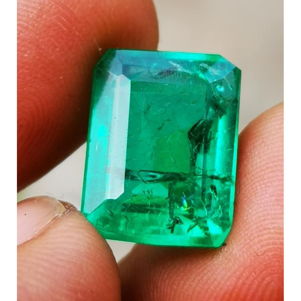 Permata zamrud colombia asli chatam termurah