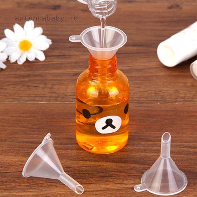 JG - CORONG - Corong Mini - Kecil PLASTIK Essential Oil Air Minyak Parfum plastik transparan