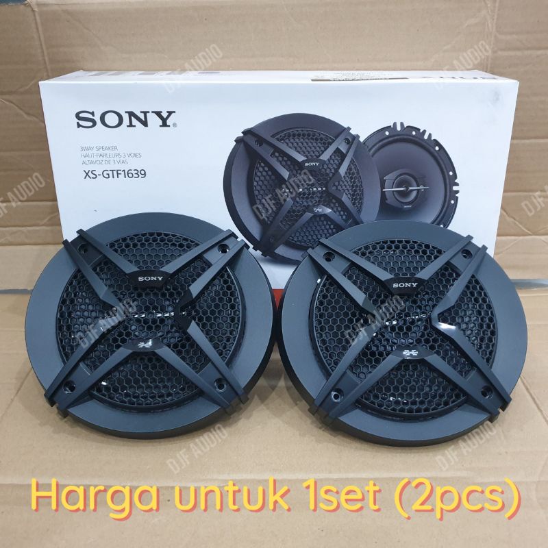 Speaker Coaxial Sony XS GTF 1639 - 6.5 Inch - 16 cm - 3 way speaker - Speaker twitter pintu mobil co