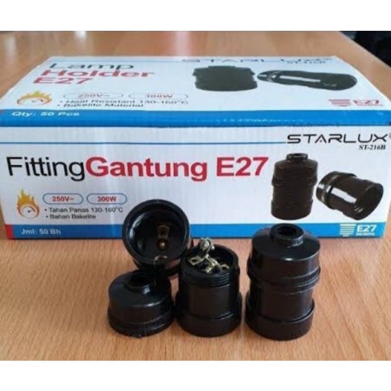FITTING GANTUNG E27 STARLUX MODEL BROCO