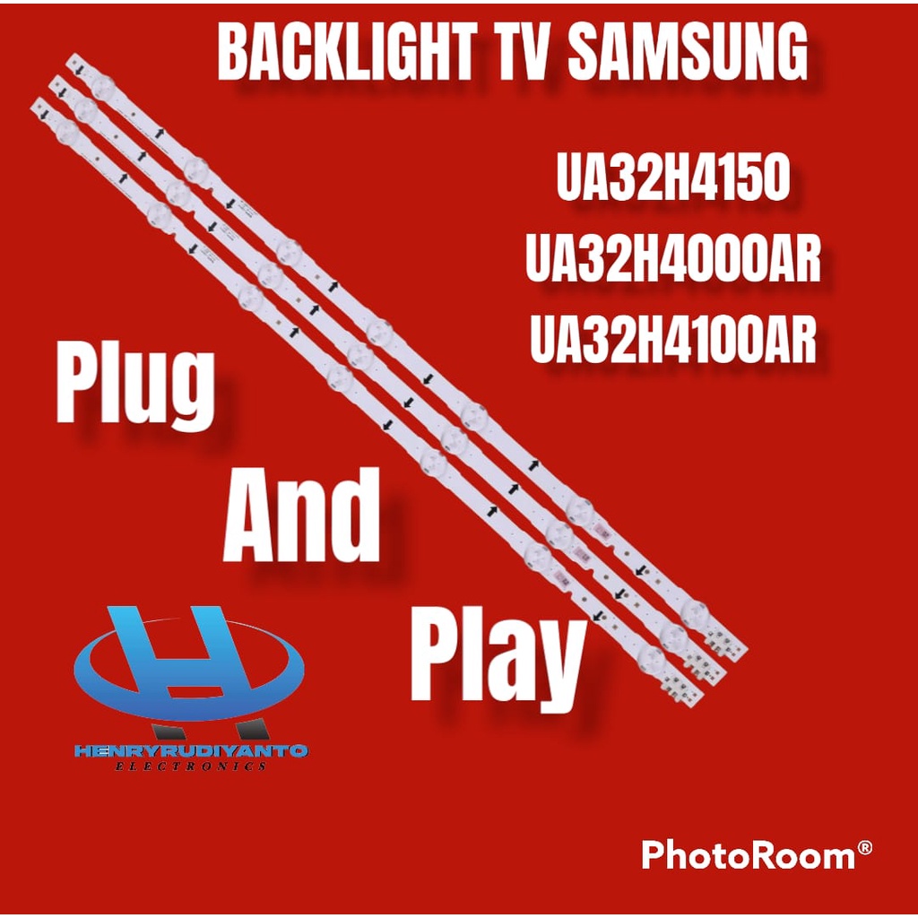 LAMPU BL BACKLIGHT LED TV SAMSUNG 32INC UA32H4000AR UA32H4100AR 7K 3V 32IN UA32H4100 UA32H4000 UA 32