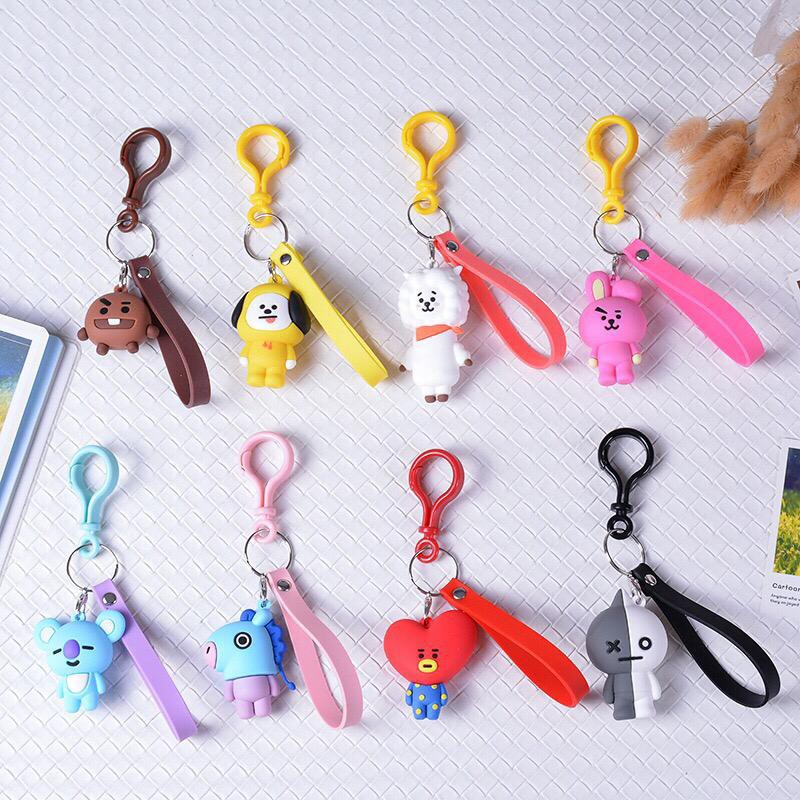  PREMIUM KEYCHAIN BTS  BT21 GANTUNGAN KUNCI AKSESORIS  