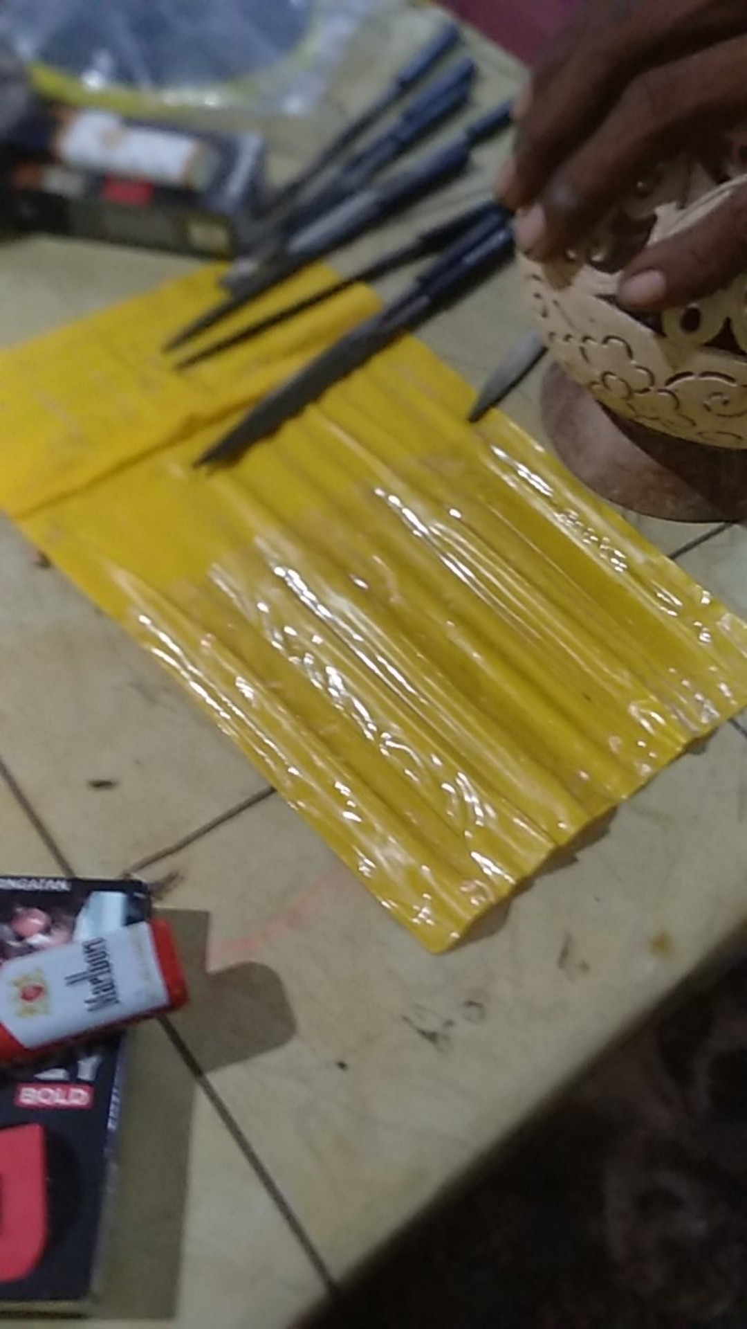 Eelic Kir-5x180x10 Isi 1 Set=10pcs Alat Kikir Besi Diameter 5mm Kikir Gergaji Precision Needle Files