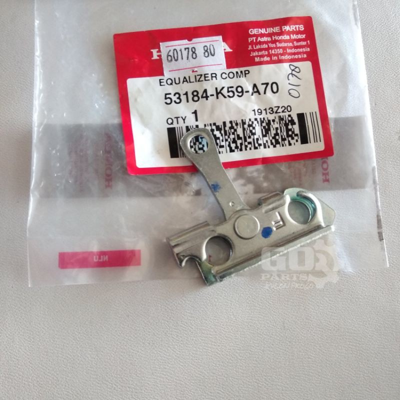 Equalizer Comp 53184-K59-A70 Tuas Penghubung Kabel Rem CBS Honda Vario 150 125 Led 2018-2025