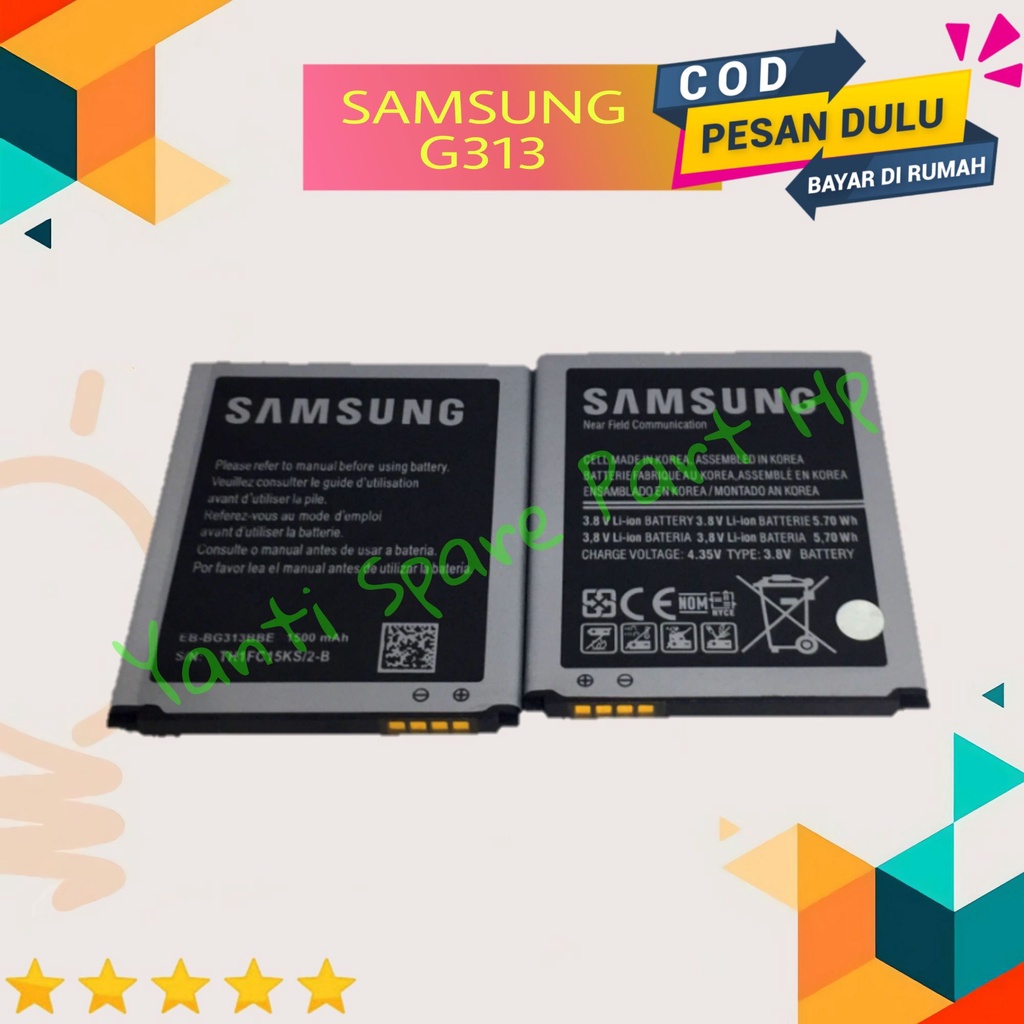 Baterai Samsung G313 S7272 S7262 S7270 S7275 B100AE Original New