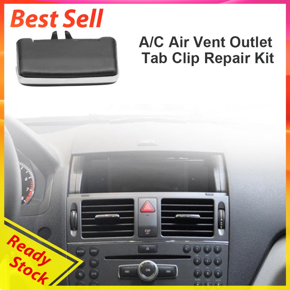 A/C Air Vent Outlet Tab Clip Repair Kit for Mercedes-Benz W204 C180 C200