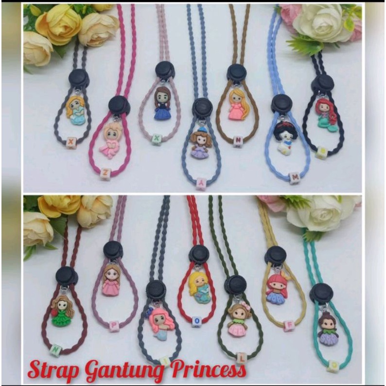 Strap Masker Kekinian Gantung Princess Series  Strap  Strap Masker Imut Clay Strap Masker Kekinian A