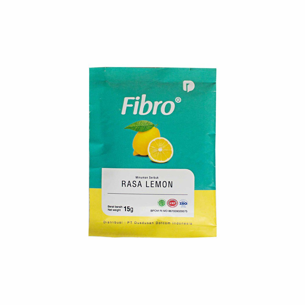 

FIBRO Minuman Detoks Harian Herbal Rasa Lemon isi 15 Sachet