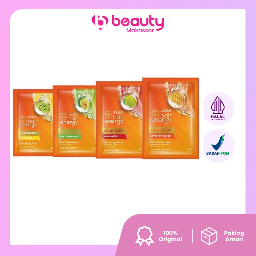 Makarizo He Fiber Hair & Scalp Cream /Sampo makarizo /creambath