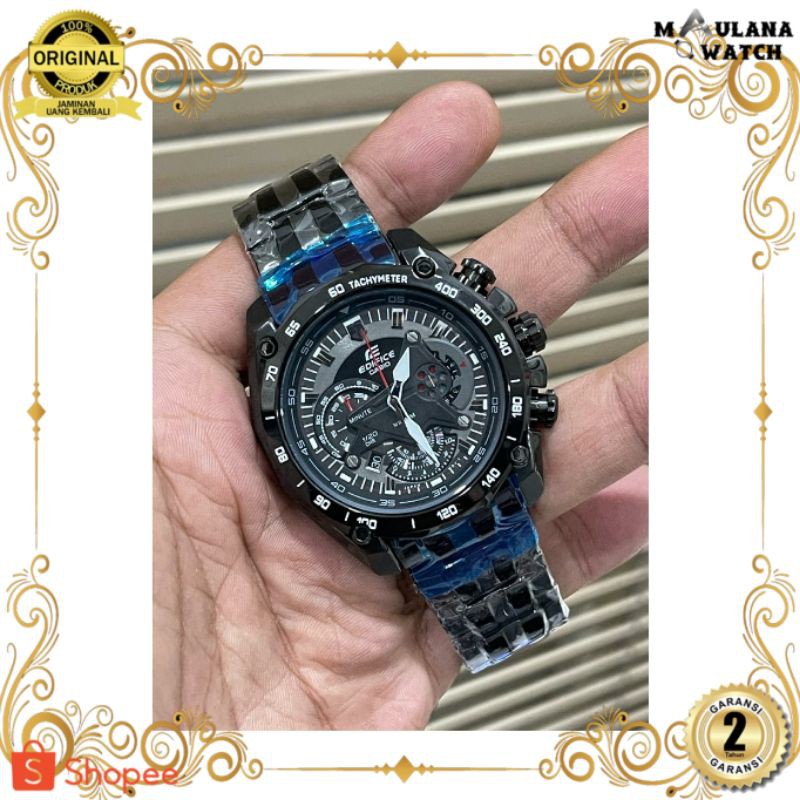 JAM TANGAN PRIA WANITA | RANTAI | KULIT | KARET | MURAH | PRIA ORIGINAL [CASIO EDIFICE EF550] BOX OR