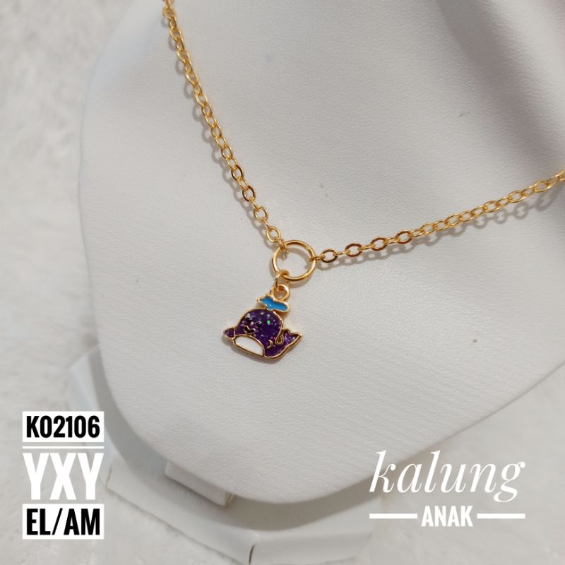 Kalung Anak Yaxiya Whale Gold K02106