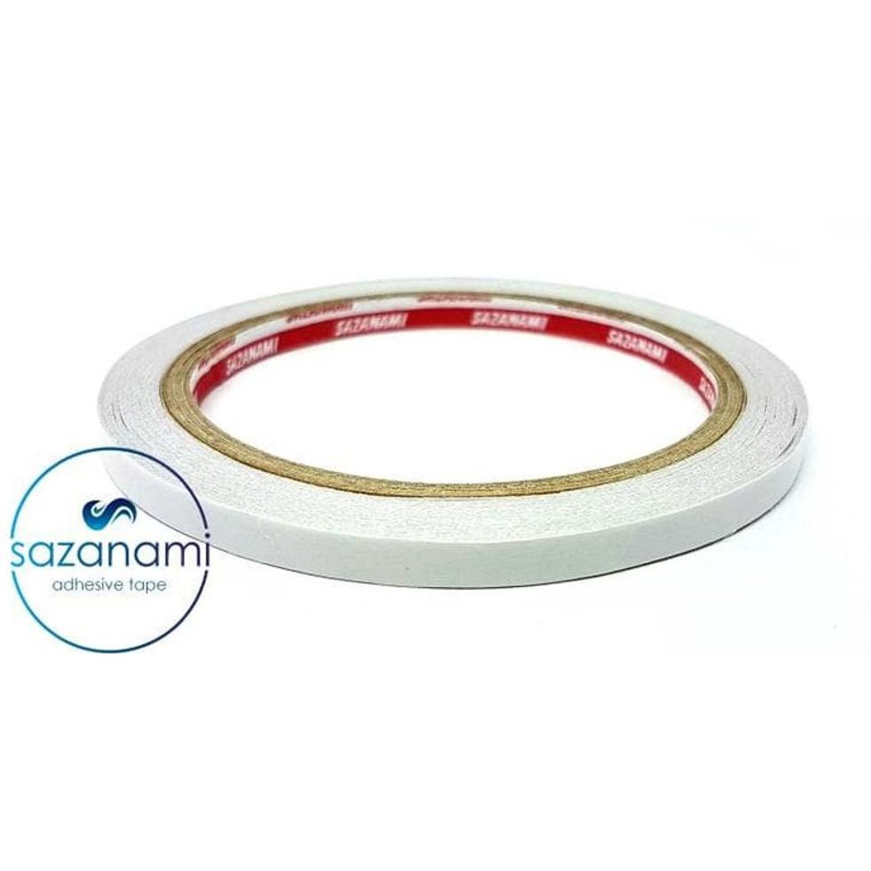 

TERMURAH Double Tape Kertas 6mm x 12m Sazanami Tissue acrylic 0.25 inch