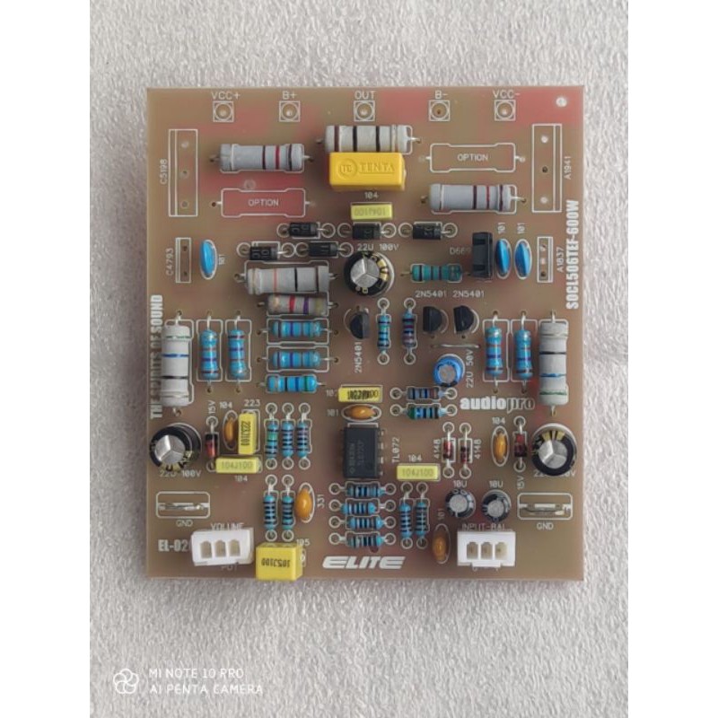 DRIVER KIT SUPER OCL 600W ELITE SOCL 506 TEF ORIGINAL 600 watt MONO TEF INPUT BALANCE 600W