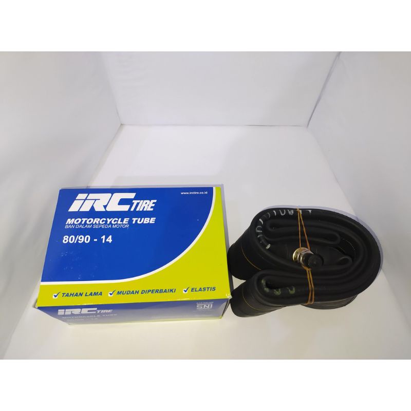Ban Dalam Tubetype Matic IRC Ukuran 80/90-14 Ban Dalam Depan Matic