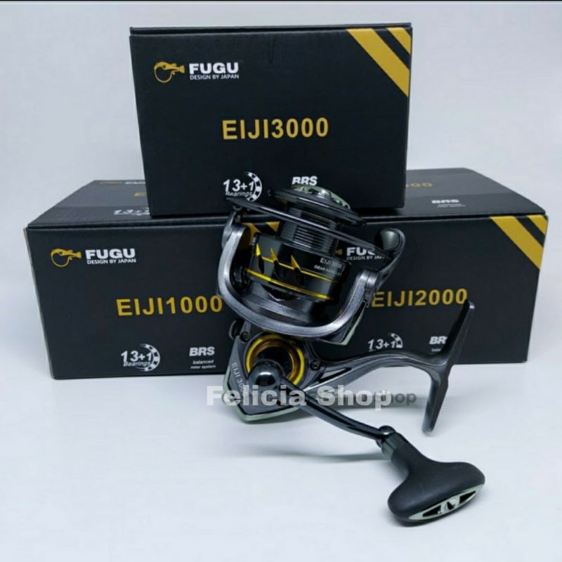 Reel Pancing Fugu Eiji 3000 Power Handle Fishing Reel Rel Ril Rill Pancing Katrol Kerekan Pancing