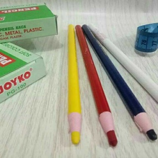 Pensil Kaca / Pensil Kain Joyko Warna Lengkap Per pcs