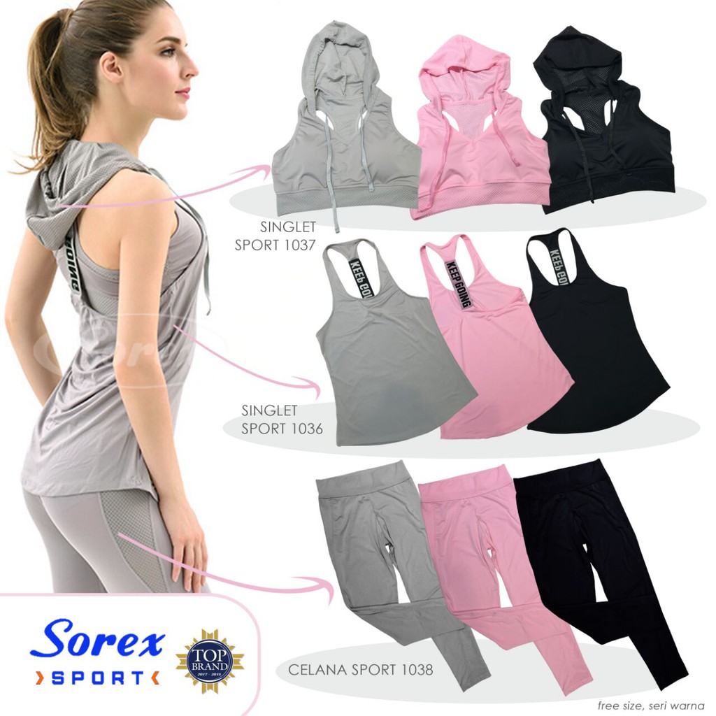 SINGLET BRA BH SPORT HOODY 1037 SOREX OBRAL