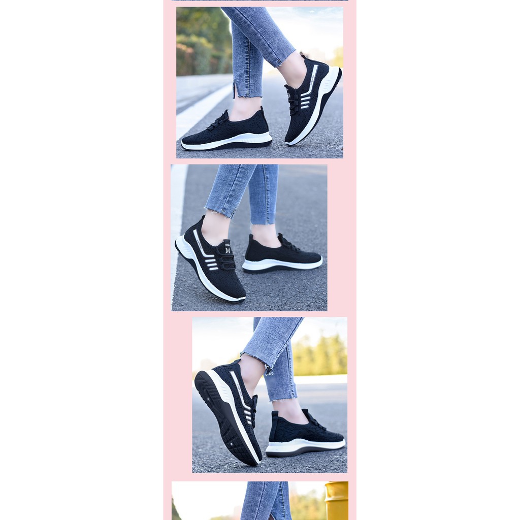 X214 Sepatu Wanita Kasual - Sepatu Wanta Fashion Import - Runing Shoes &amp; Sepatu Olahraga - Sepatu Kets - Bahan Tebal