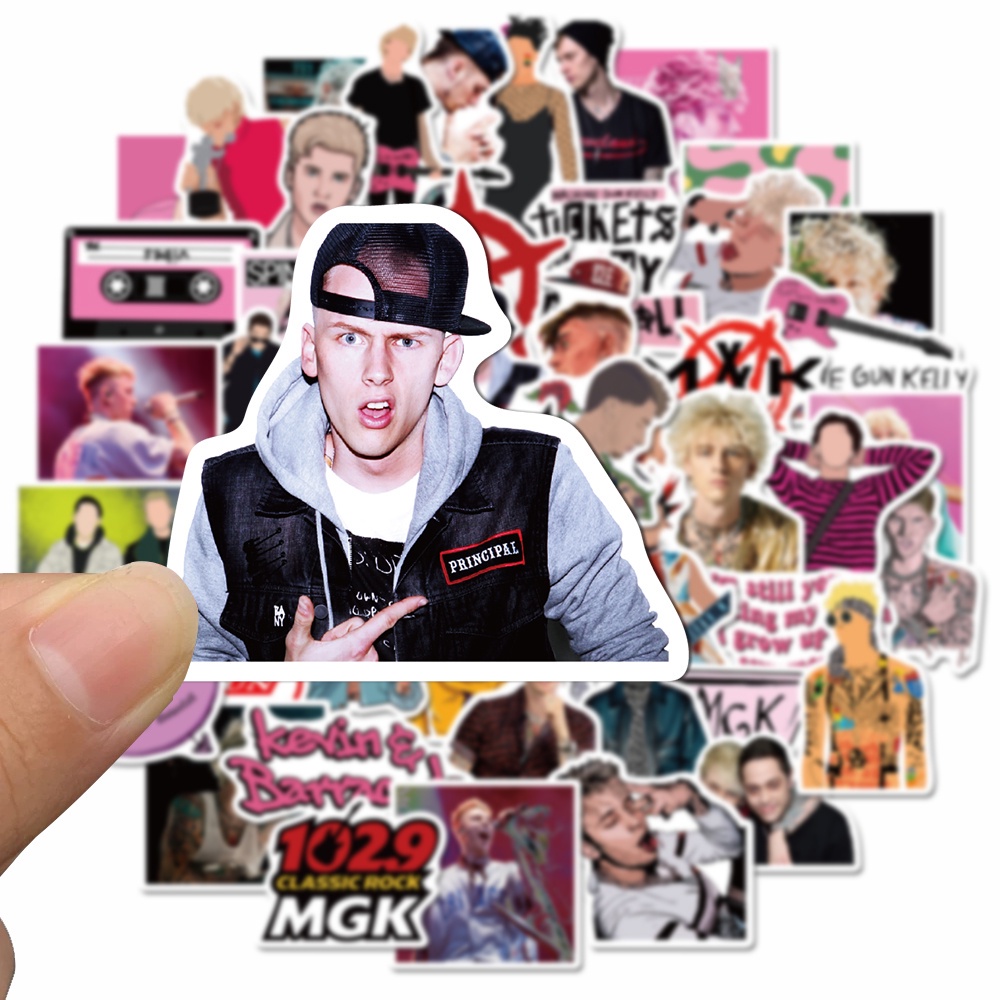 50pcs well-known singer Kelly stickers personalized decoration hand account stickers box computer waterproof stickers