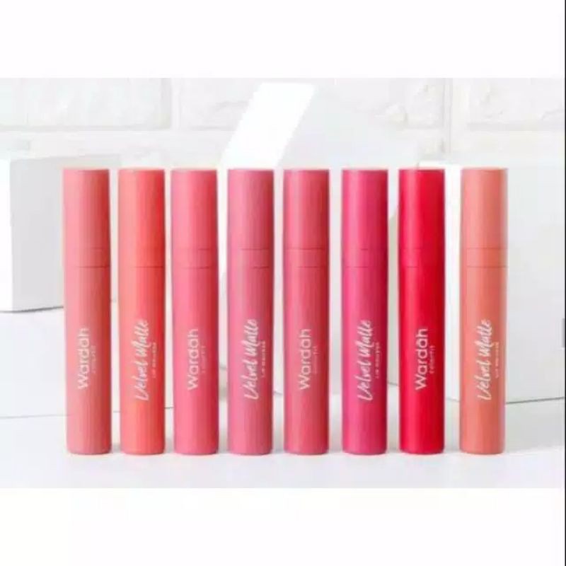 WARDAH VELVET MATTE LIP CREAM MOUSSE ~TERLARIS ~ ORIGINAL 100% READY STCOK