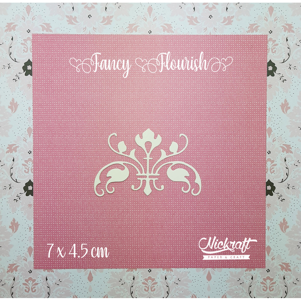 

FANCY FLOURISH PB - Bahan Scrapbook Corner Swirl