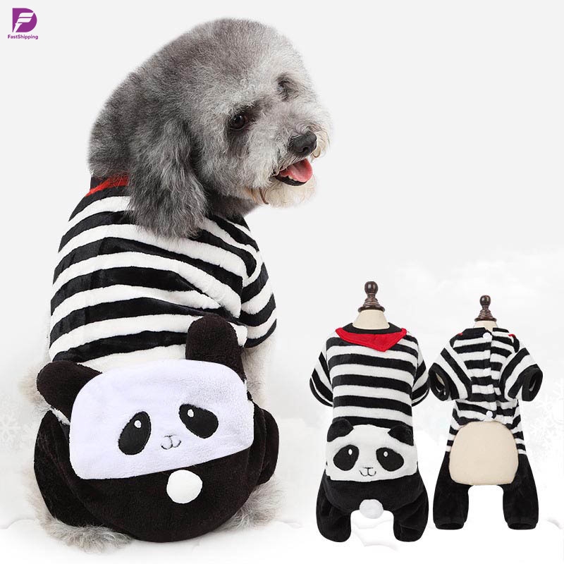 Cute Soft Dog Costume Flannel Dog Coat Picachu Lovely Warm Dog Clothes for Winter