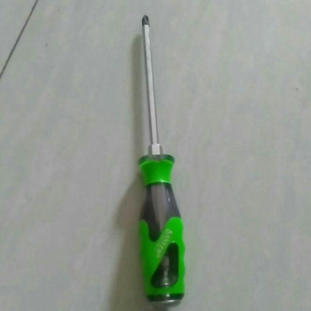 Obeng Ketok Tembus 6x150 Mm 6 Inch Magnet Plus/minus Termurah Berkualitas Harga Satuan