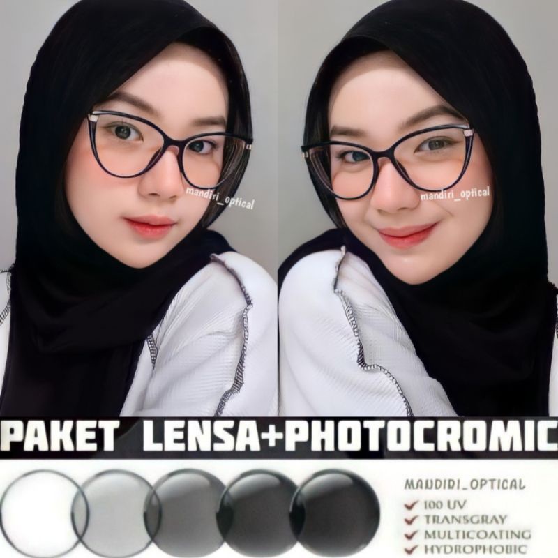 Frame kacamata fashion CAT EYE | Kacamata minus photocromic anti radiasi | kacamata wanita | kacamata fashion | kacamata cat eye wanita | frame kacamata | lensa minus | kacamata wanita hitam | kacamata murah | kacamata anti radiasi | CAT EYE PHOTOCROMIC