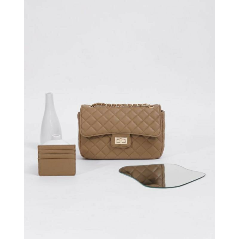 BOSTON BAG BY LOCAL.ID ( CARAMEL )
