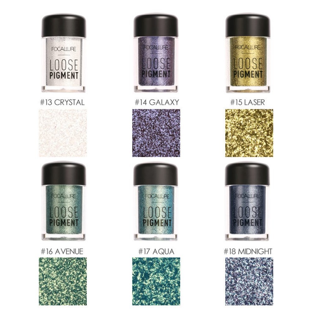 Focallure Loose Pigment Glitter Eyeshadow Focallure Eyeshadow Glitter Focallure Liquid Eyeshadow Focallure