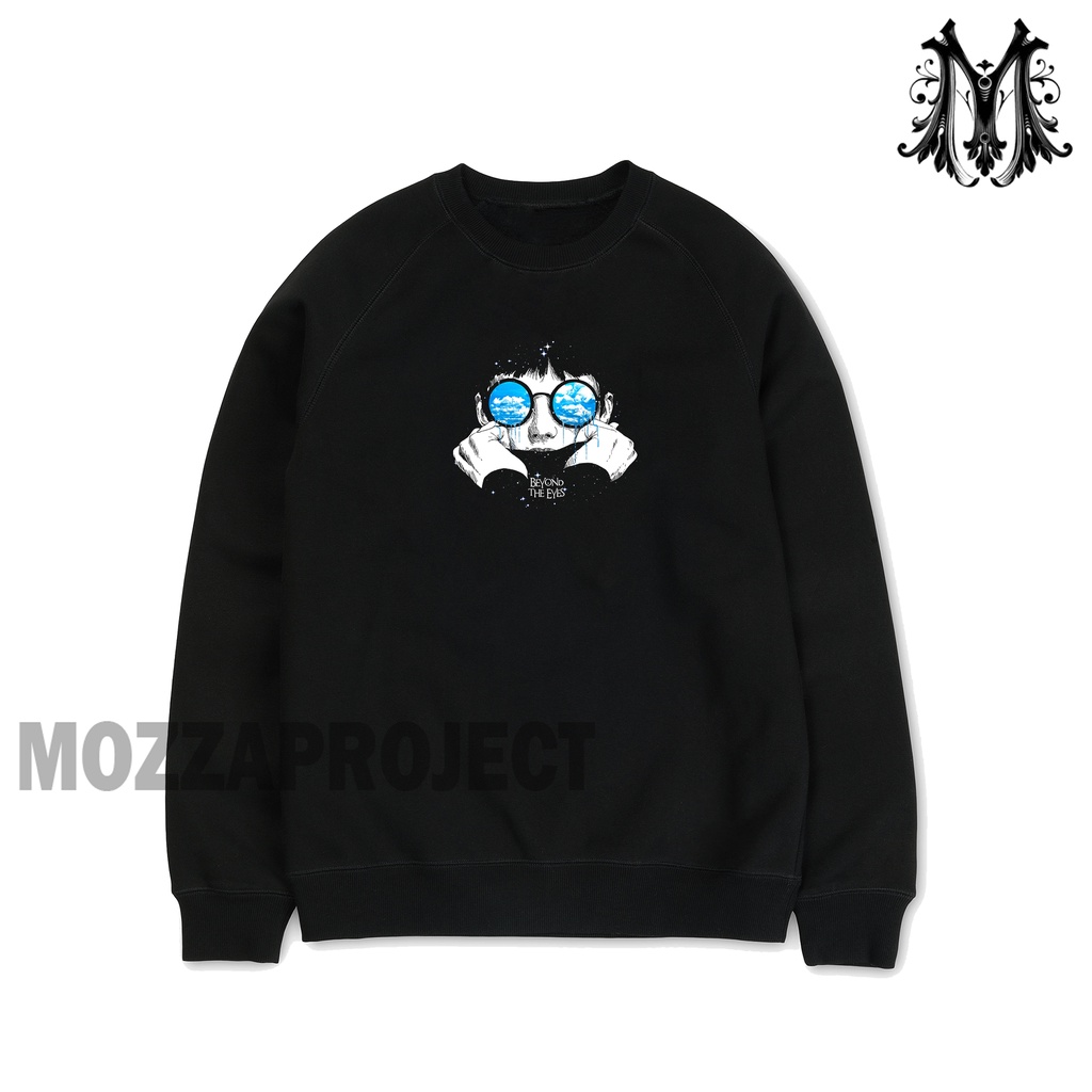 Mozzaproject Crewneck Sweatshirt Pria Wanita Beyond The Eyes