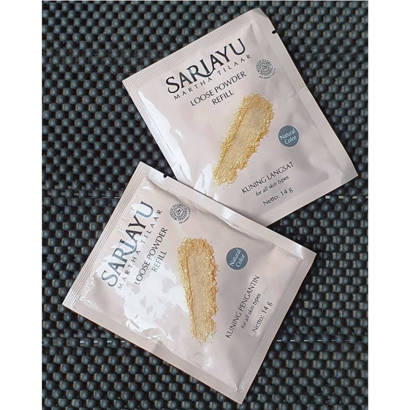 Sariayu Loose Powder Refill Sachet 14g