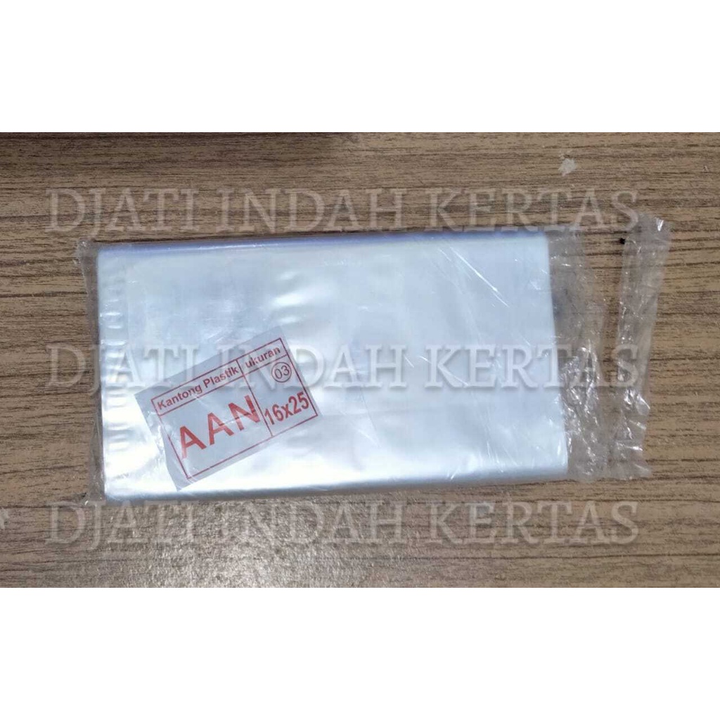 TERBAGUS!!! Plastik PP AAN 16 x 25 (0,3) isi 5 pcs