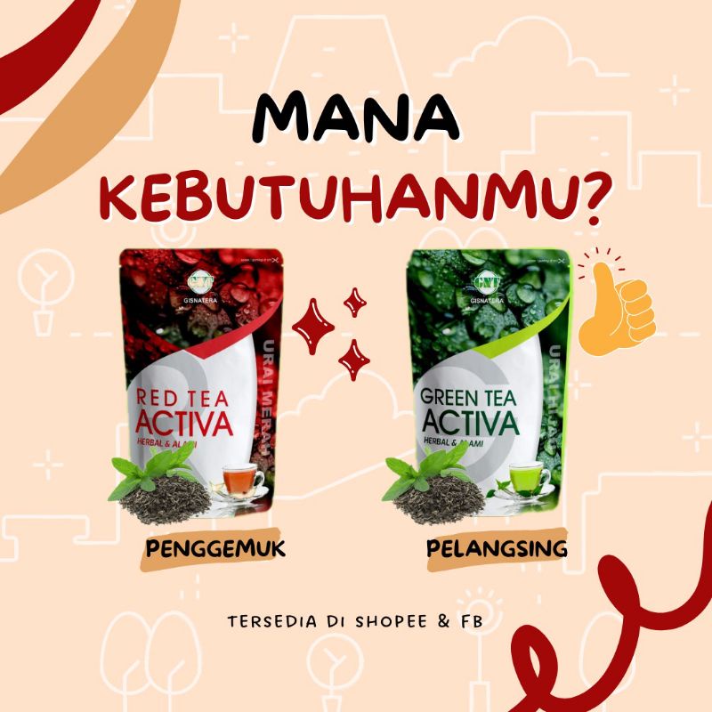 

(COD) Green Tea Activa URAI penggemuk 50grm