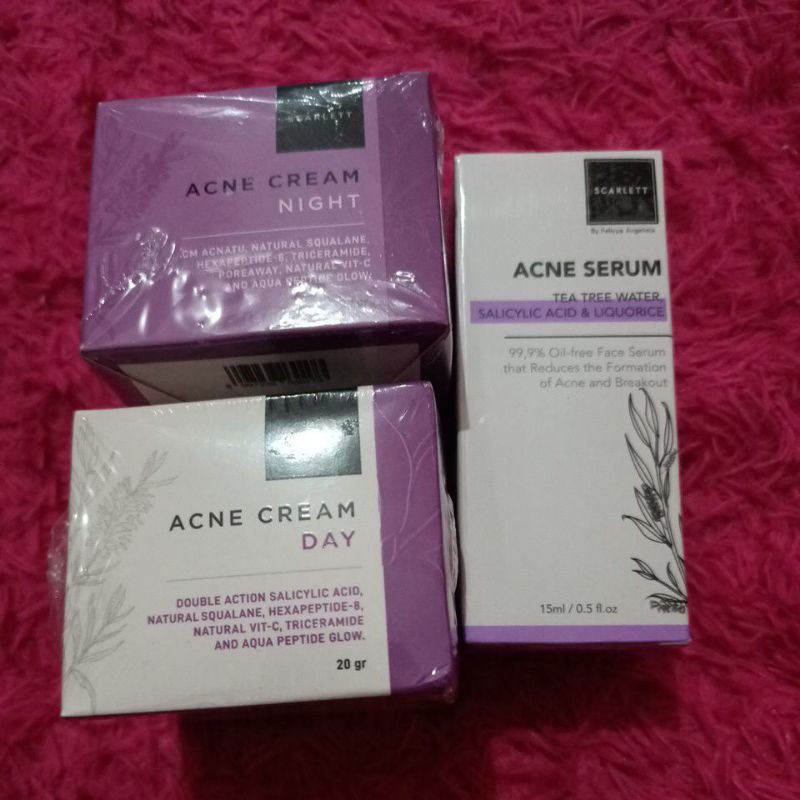 PAKET WAJAH SCARLETT ACNE