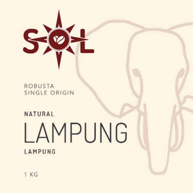 

SOL COFFEE Robusta Natural Lampung 1kg
