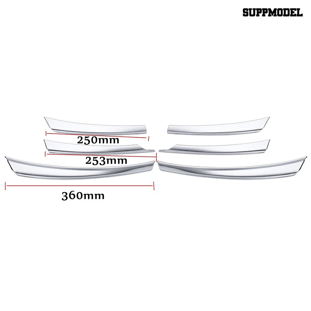 Car 6Pcs Grille Mesh Cover Bumper Depan Mobil Untuk Nissan Sunny Versa 14-17