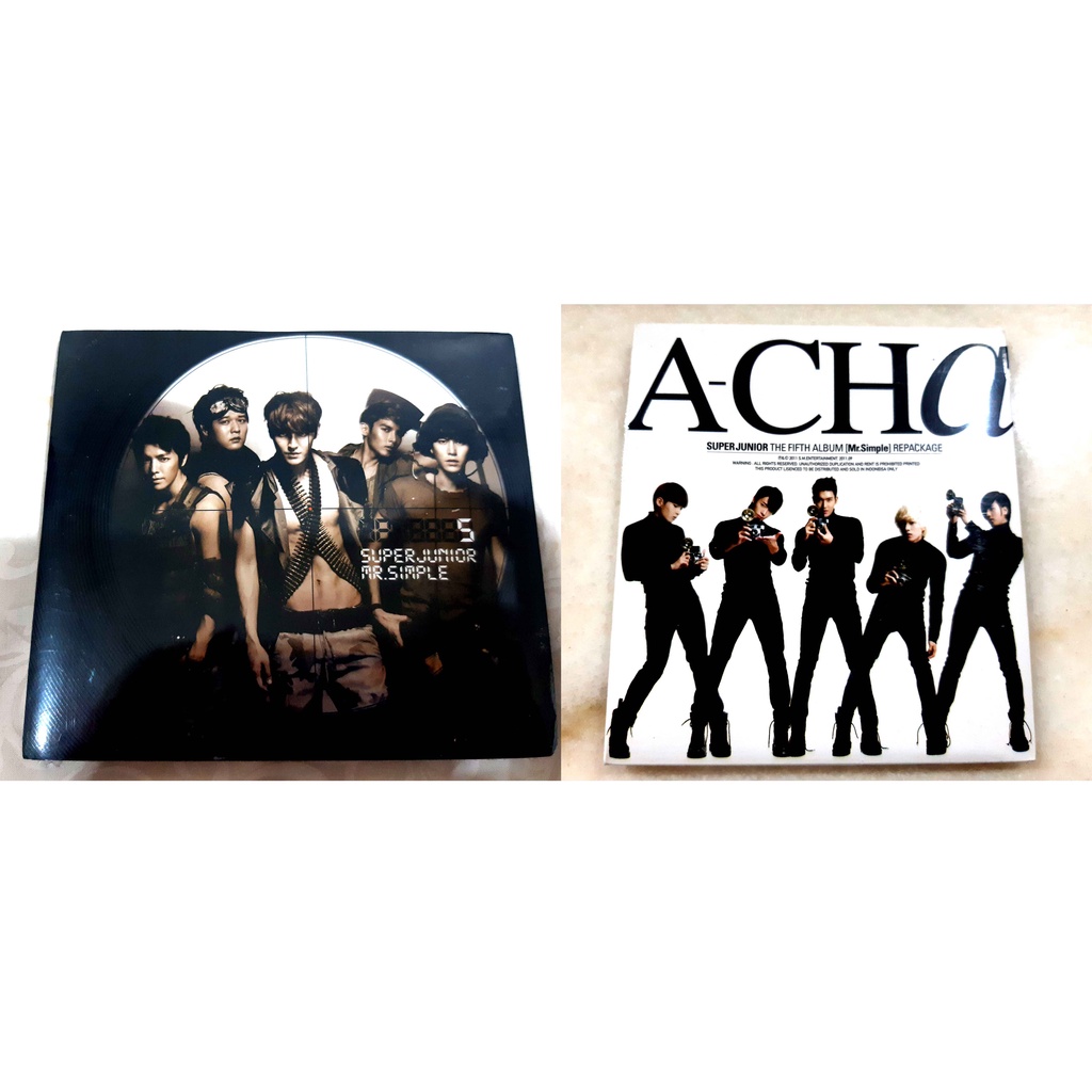 Super Junior - 5th album - Mr Simple - Acha - Ori Music CD